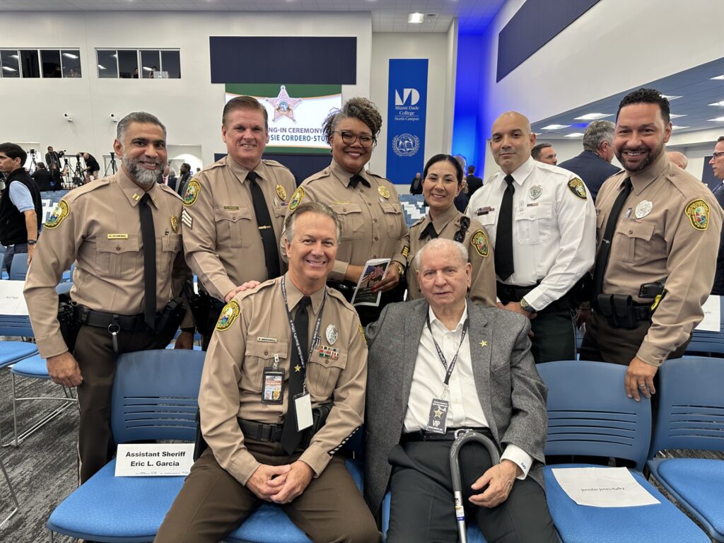 group of police with fred taylor